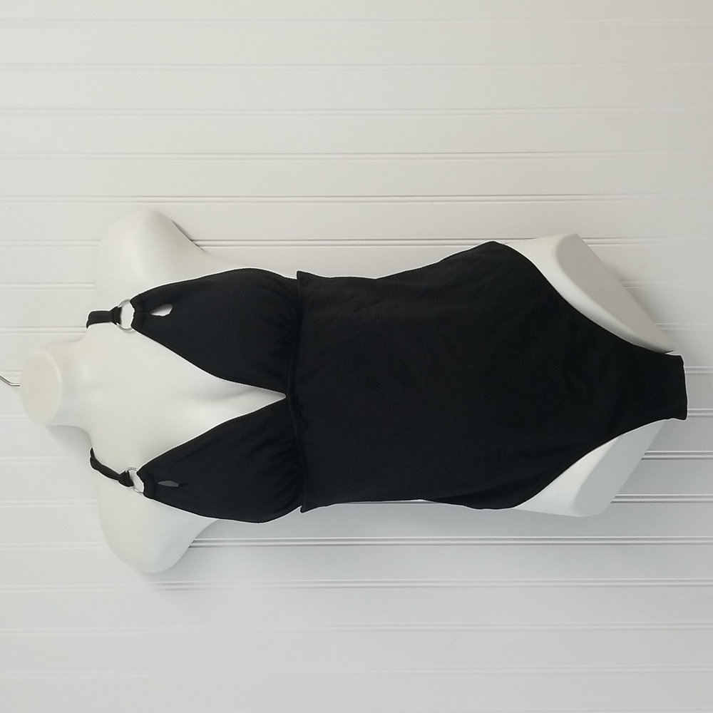 Live Life On The Beach One Piece Swimsuit Black
